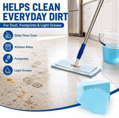 Multiple Effect The Floor Clean Tablets for Mopping, Quick Shine Cleaner