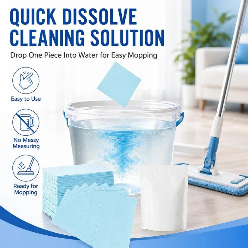Multiple Effect The Floor Clean Tablets for Mopping, Quick Shine Cleaner