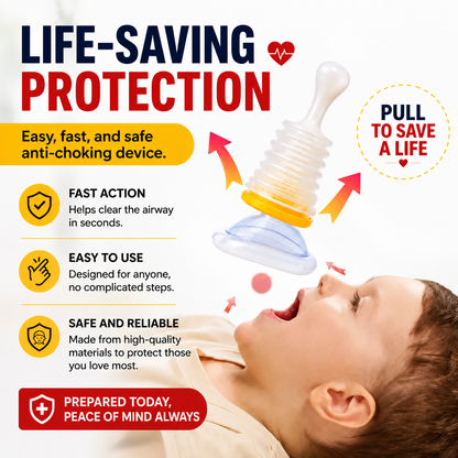 Emergency Choking Rescue Kit - For Adults & Children