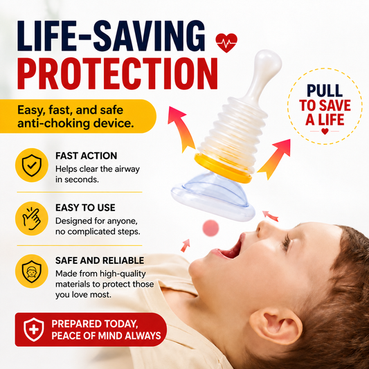 Emergency Choking Rescue Kit - For Adults & Children