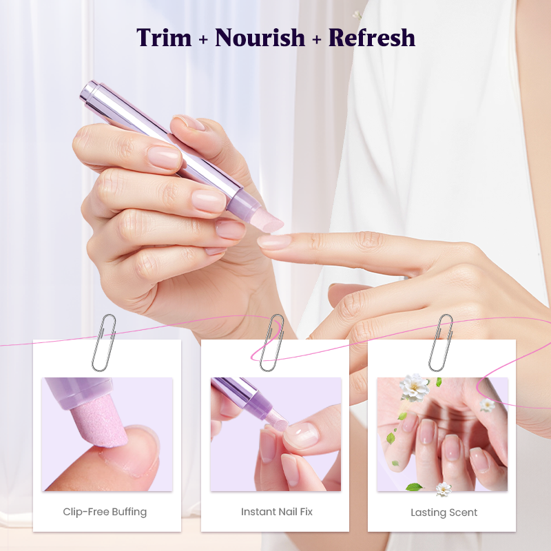 💅3-in-1 Nail Care Serum Oil Pen – Cuticle Remover, Nail Polish Remover & Nail Oil Treatment