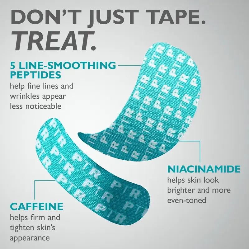Peptide-Infused Face & Eye Tape for Smoother, Radiant Skin